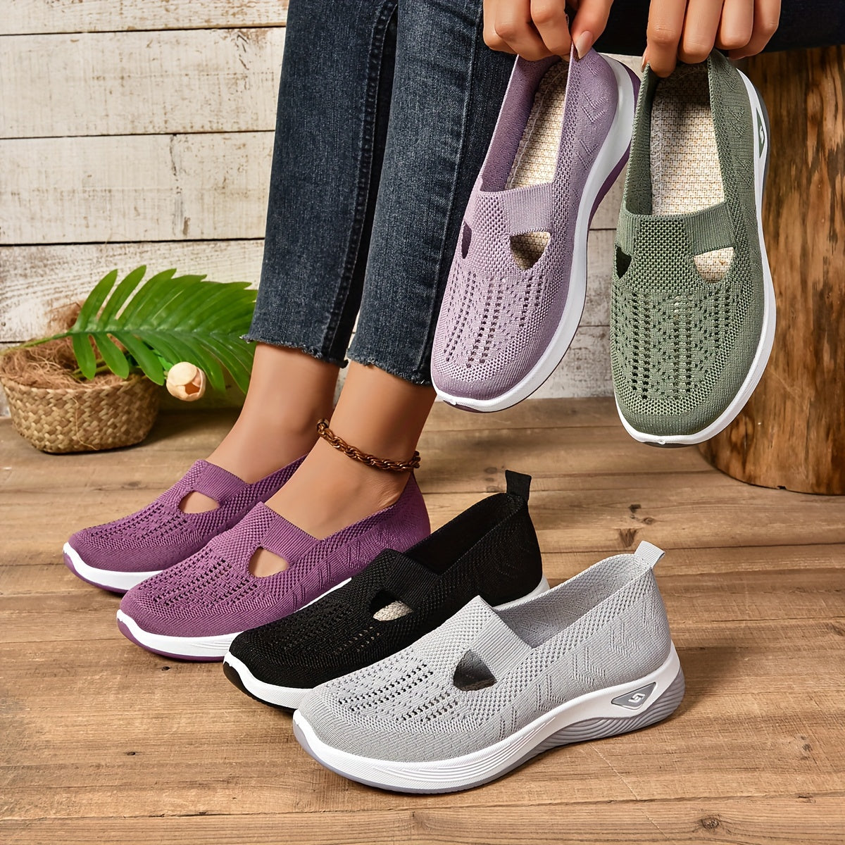 Clever Women's Orthopedic Slip-On Shoes – Stylish Arch Support for All-Day Comfort 1