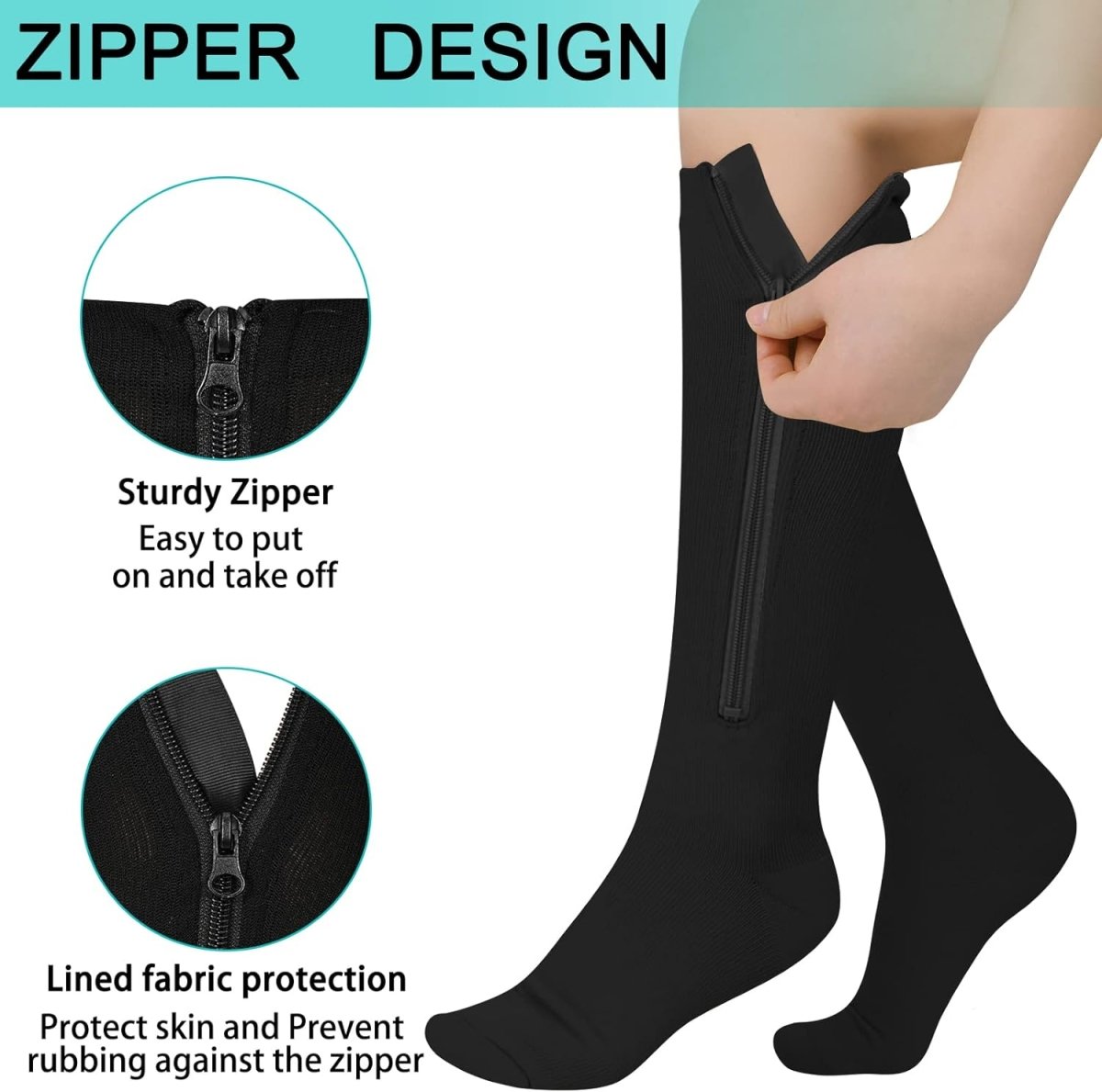 Flexi | Unisex Compression Socks with Self-Heating Technology for Tired Feet Relief 1