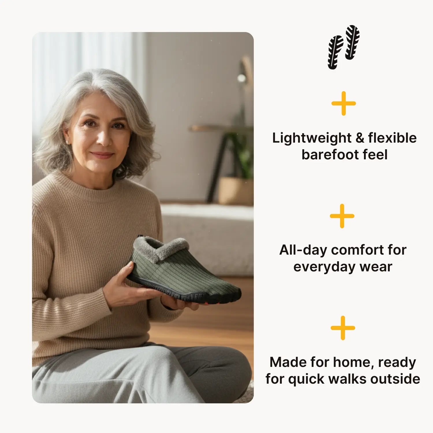 Hommie | Unisex Cozy Fleece-Lined Slippers with Non-Slip Sole for Indoor and Outdoor Use 5