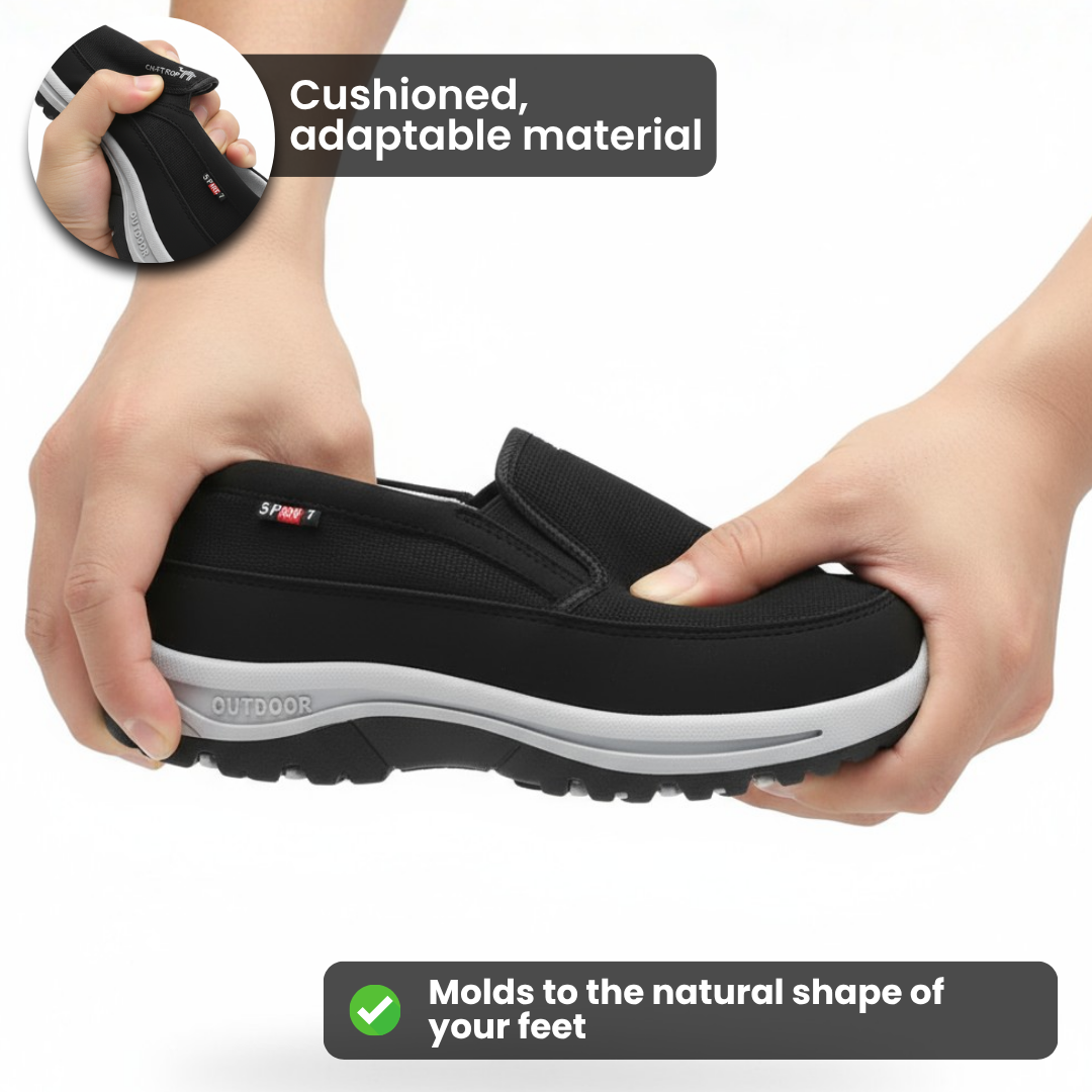 Nina | Women's Black Loafers Comfortable Non-Slip Classic Footwear 2