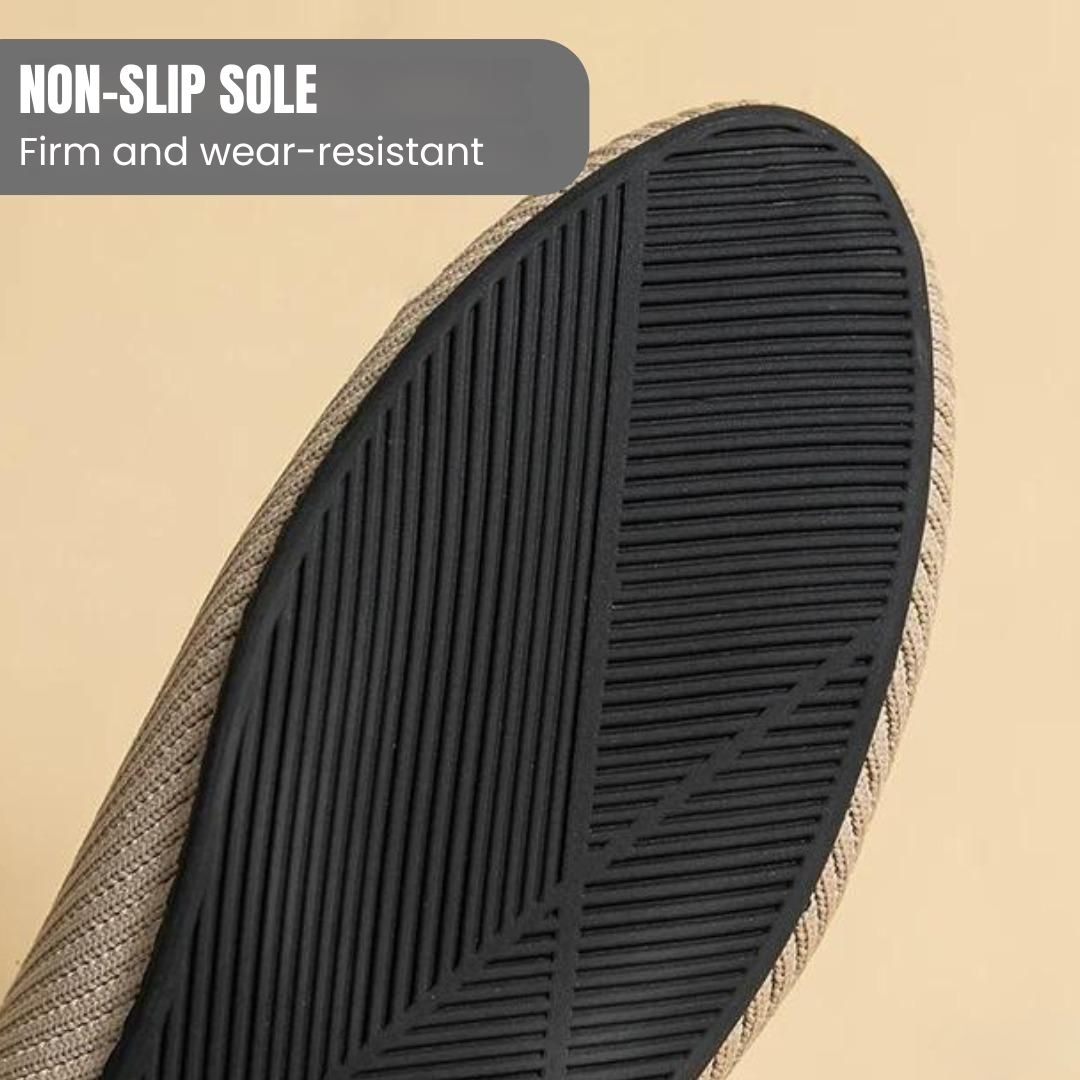 Oriana | Women's Black Ballet Flats Ergonomic Supportive Design 6