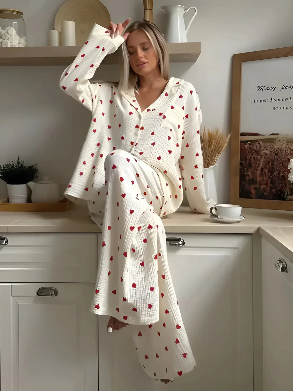 Prettify™ Heart Pajama set