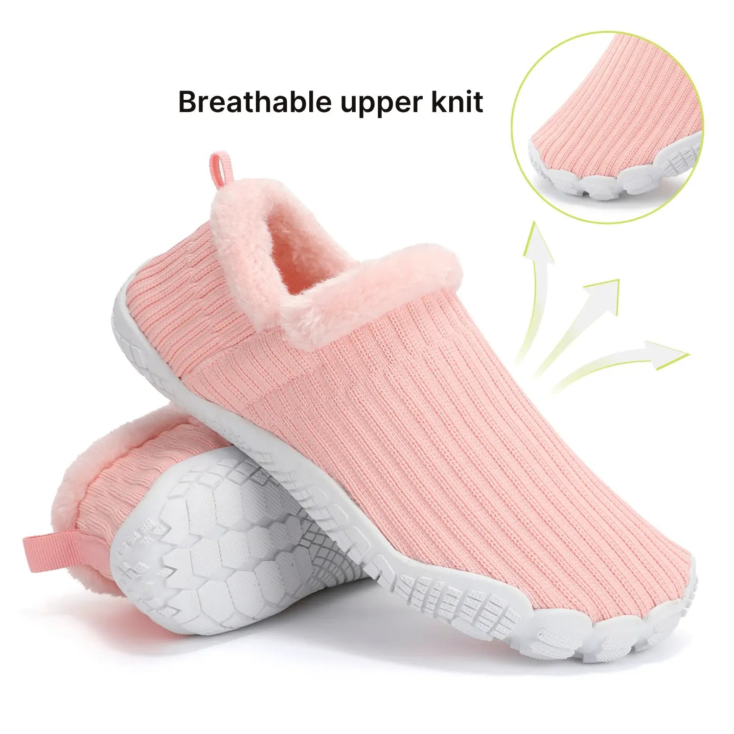 Hommie | Unisex Cozy Fleece-Lined Slippers with Non-Slip Sole for Indoor and Outdoor Use 2