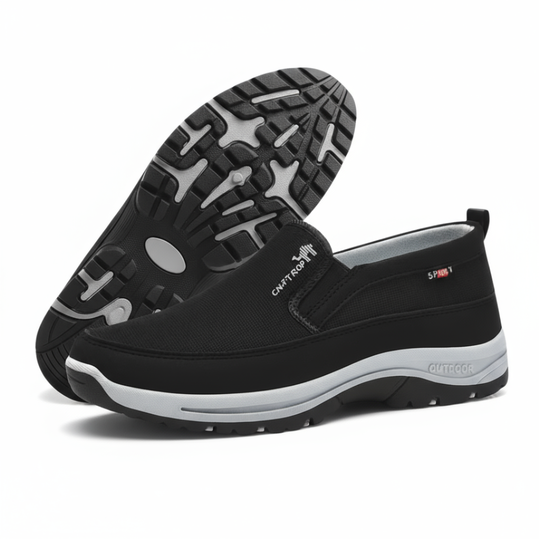 Nina | Women's Black Loafers Comfortable Non-Slip Classic Footwear 0