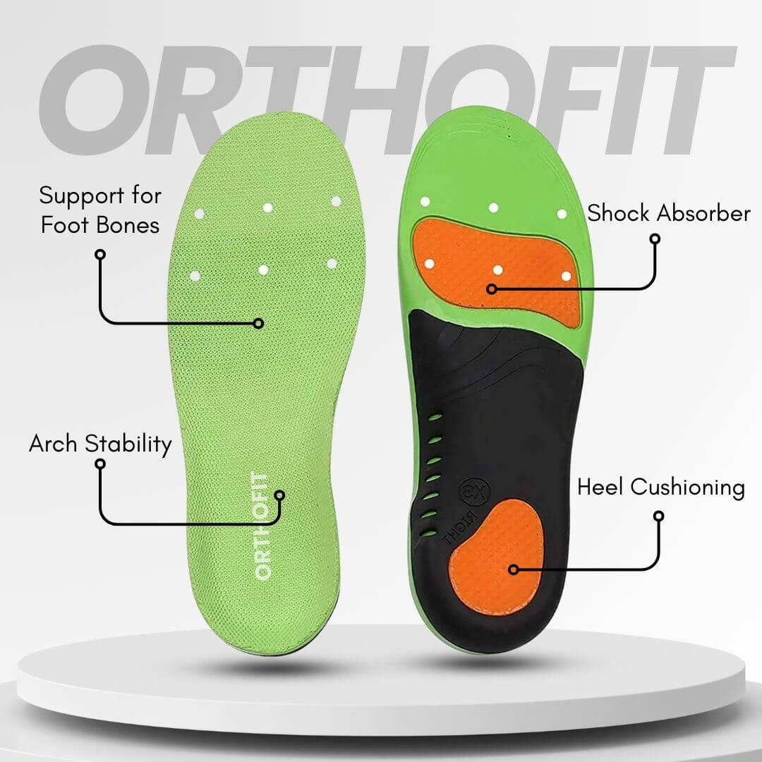 Oryx | Unisex Arch Support Insoles for Flat Feet with Ergonomic Comfort and Shock Absorption 0