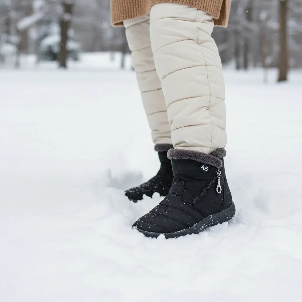 Polar Kick | Unisex Snow Boots Waterproof Thermal Lining Zipper Closure 2