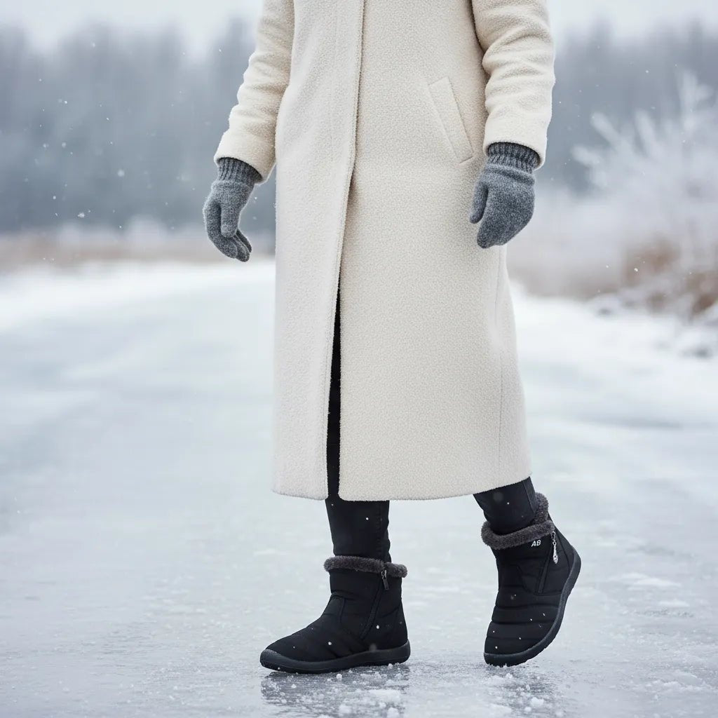 Polar Kick | Unisex Snow Boots Waterproof Thermal Lining Zipper Closure 3