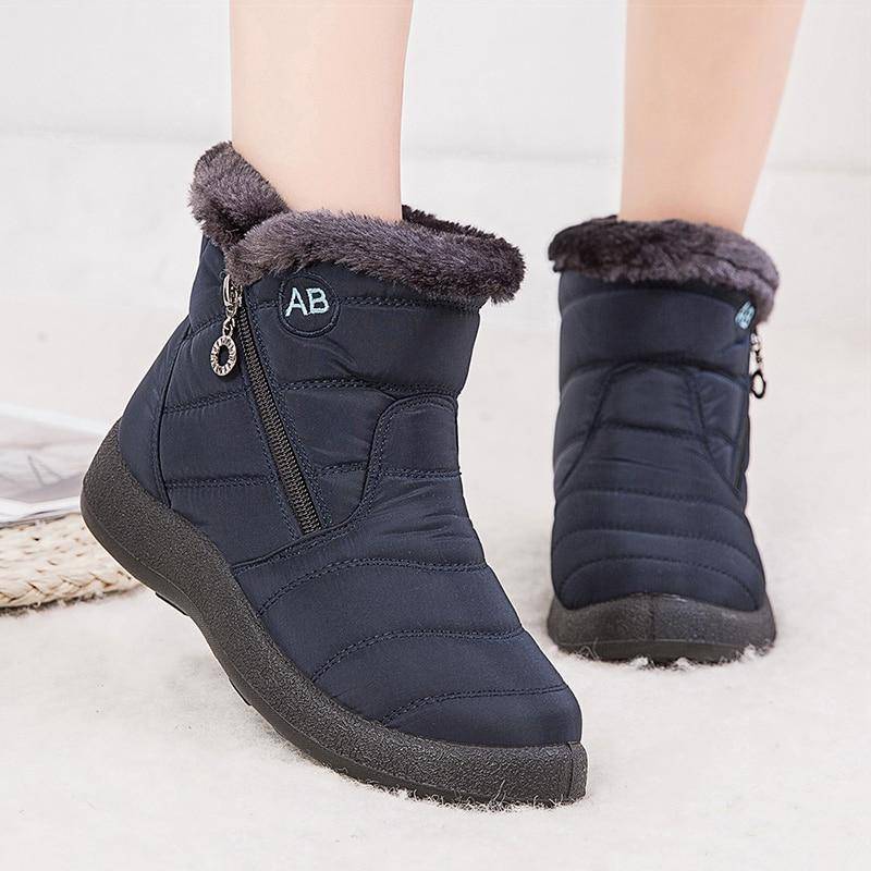 Polar Kick | Unisex Snow Boots Waterproof Thermal Lining Zipper Closure 6