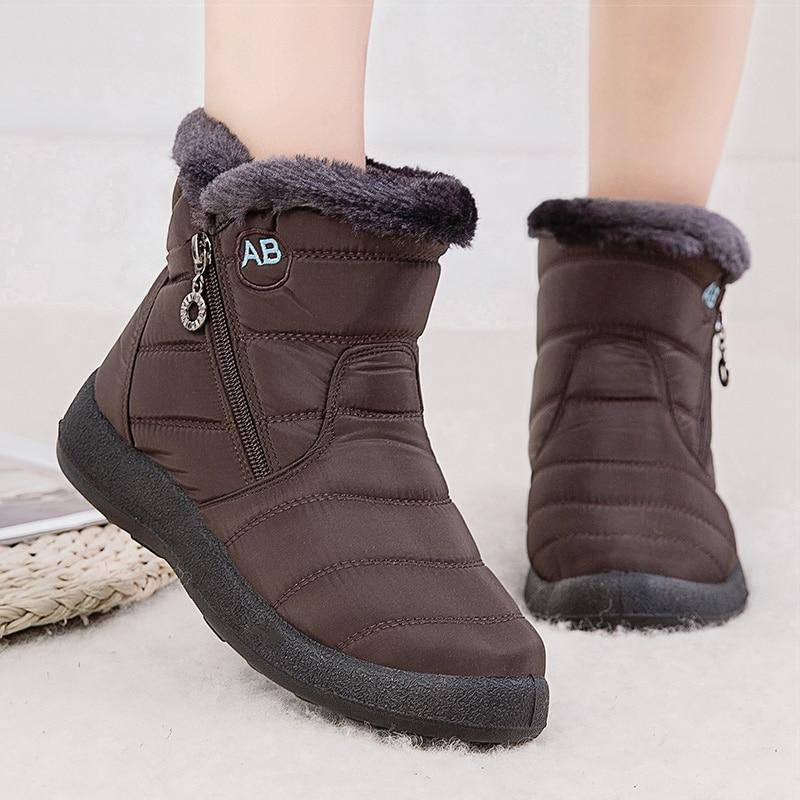 Polar Kick | Unisex Snow Boots Waterproof Thermal Lining Zipper Closure 9